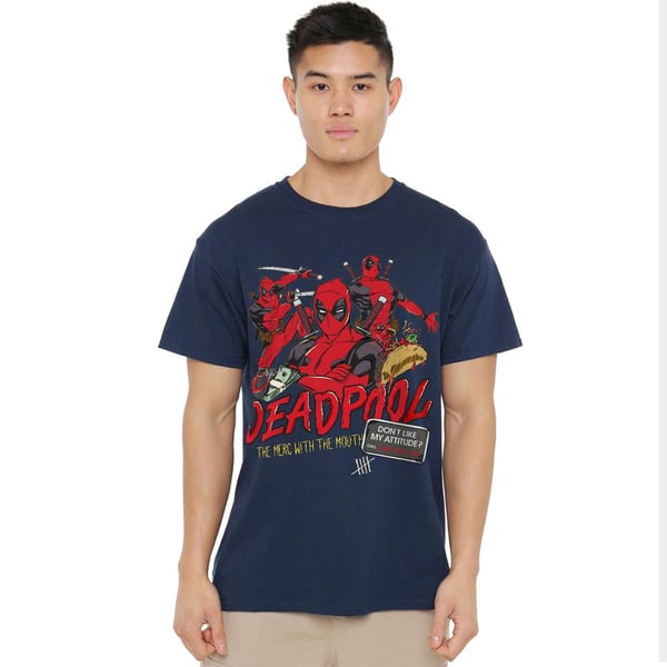 Deadpool Mens Attitude T-Shirt