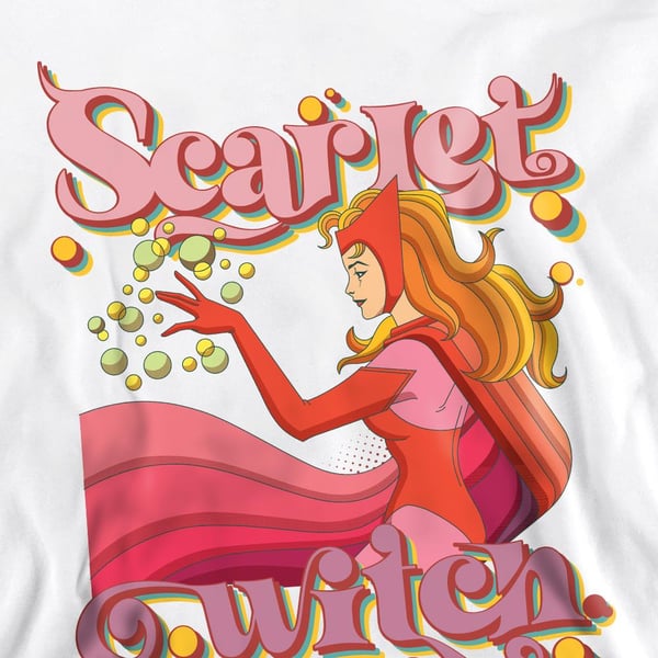 Marvel Unisex Adult Hero Vibes Scarlet Witch Sweatshirt