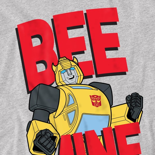 Transformers Miesten Bee Mine Bumblebee T-paita