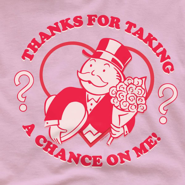 Monopoly Mens Taking A Chance T-Shirt