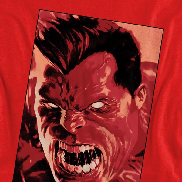 Marvel Unisex Adult Red Hulk Roar Sweatshirt