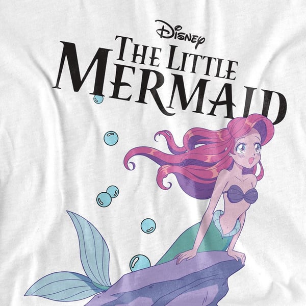 Disney Princess Lasten Ariel Anime T-paita
