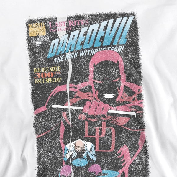 Daredevil Unisex Adult Last Rites Comic Cover Sweatshirt