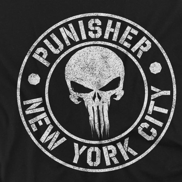 The Punisher Miesten NYC-logopaita