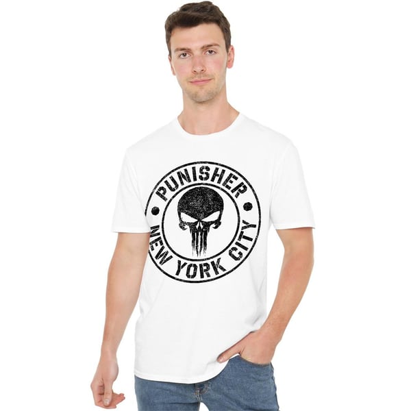 The Punisher Mens NYC Logo T-Shirt