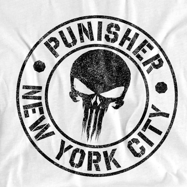 The Punisher Mens NYC Logo T-Shirt