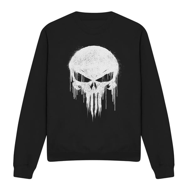 The Punisher Unisex Adult Big Logo Sweatshirt