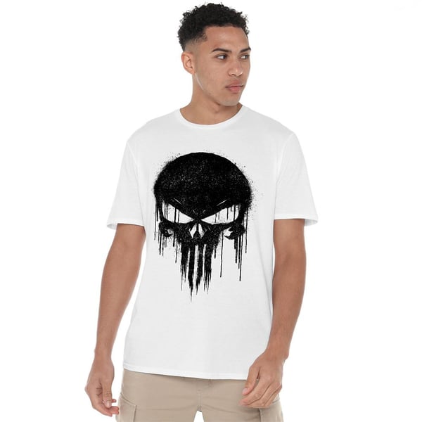 The Punisher Miesten Iso Logo T-paita