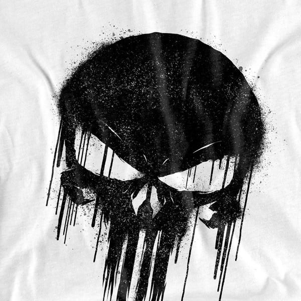 The Punisher Miesten Iso Logo T-paita