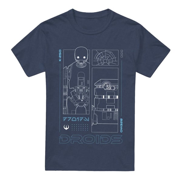 Star Wars: Andor Unisex aikuisten droidit T-paita