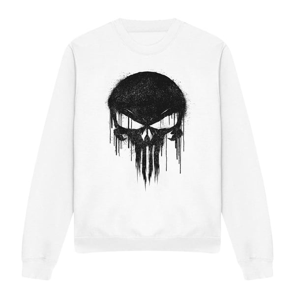 The Punisher Unisex Adult Big Logo Sweatshirt