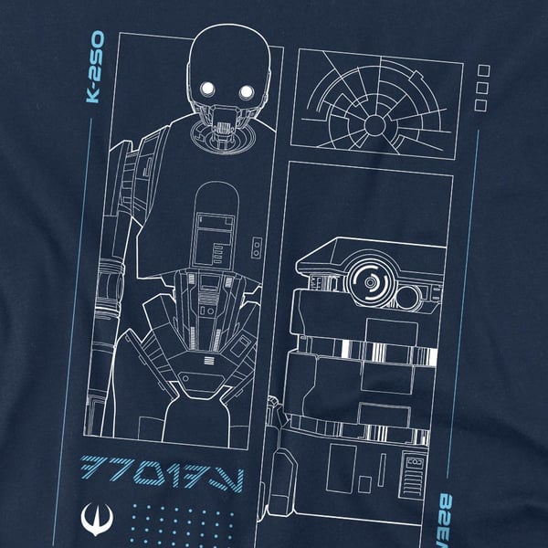 Star Wars: Andor Miesten Droidit T-paita