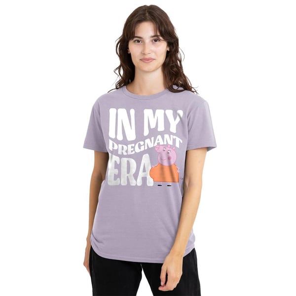 Peppa Pig Unisex Adult Pregnant Era Mummy Pig T-Shirt