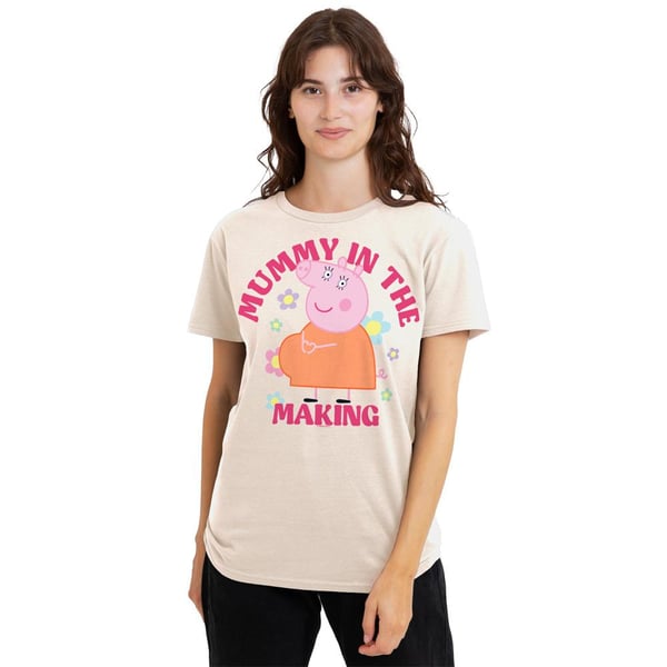 Peppa Pig Unisex Adult Mummy In The Making Mummy Pig T-Shirt