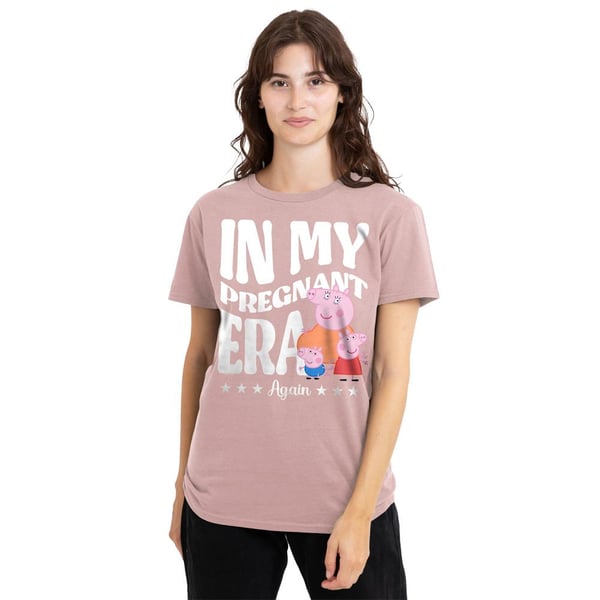 Peppa Pig Unisex Adult Pregnant Era Again Mummy Pig T-Shirt