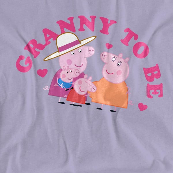 Peppa Pig Unisex Adult Granny To Be Granny Pig T-Shirt