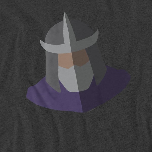 Teenage Mutant Ninja Turtles Unisex Adult Shredder Face T-Shirt