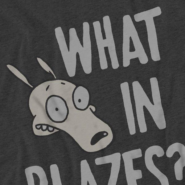 Rocko´s Modern Life Unisex Aikuisten Mitä ihmettä? T-paita