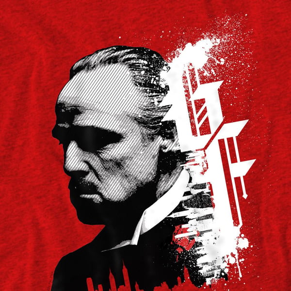 The Godfather Unisex Adult Spray T-Shirt
