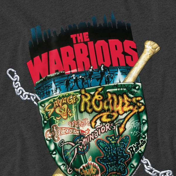 The Warriors Unisex Adult Shield T-Shirt