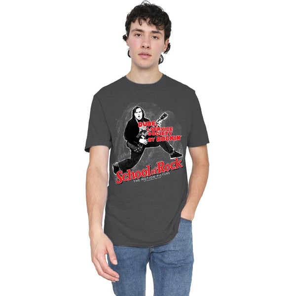 School of Rock Unisex Adult Rockin T-Shirt