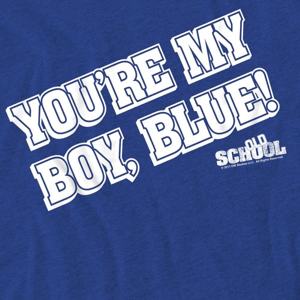 Old School Unisex Adult My Boy Blue T-Shirt