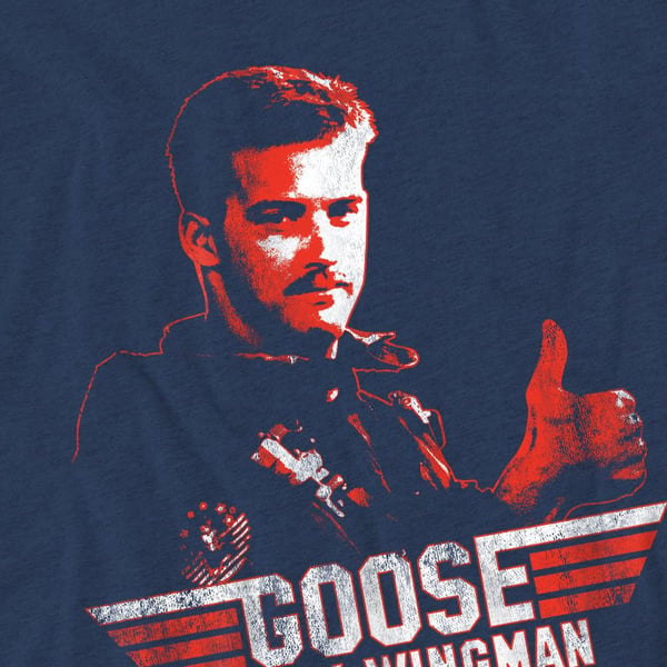 Top Gun Unisex Adult Wingman Goose T-Shirt