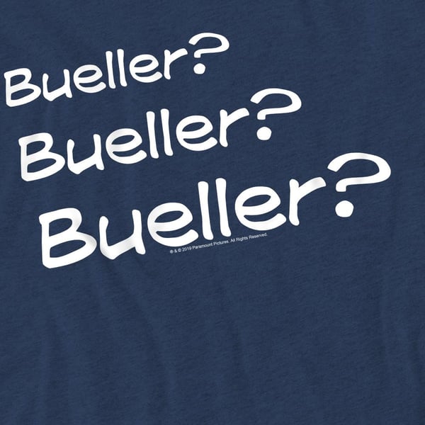 Ferris Bueller´s Day Off Unisex Adult Bueller? T-Shirt