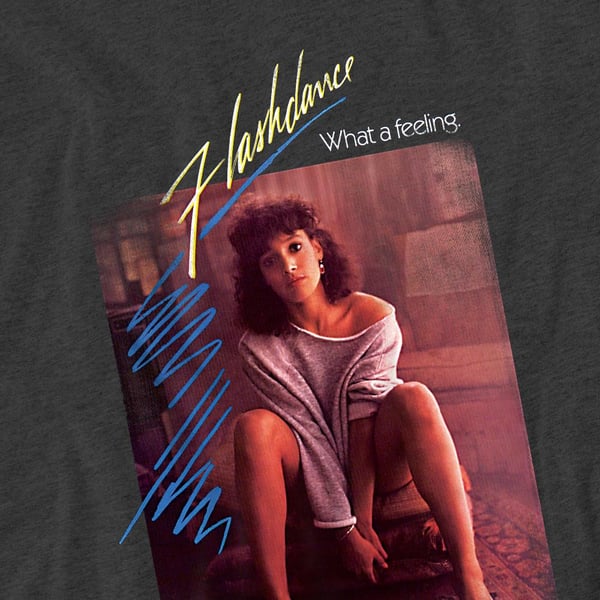 Flashdance Unisex Adult Title T-Shirt