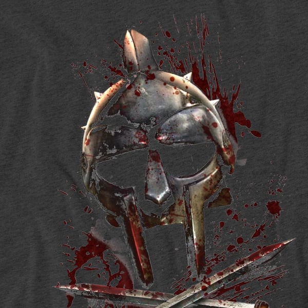 Gladiator Unisex Adult Helmet T-Shirt
