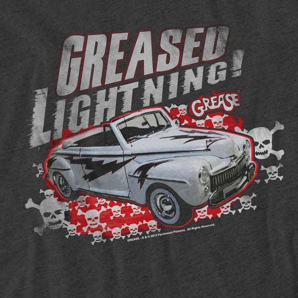Grease Unisex Adult Greased Lightening T-Shirt