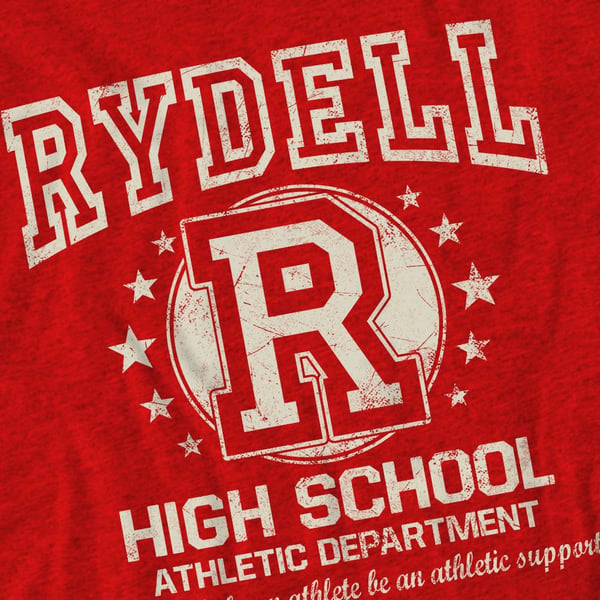 Grease Unisex Adult Rydell High T-Shirt
