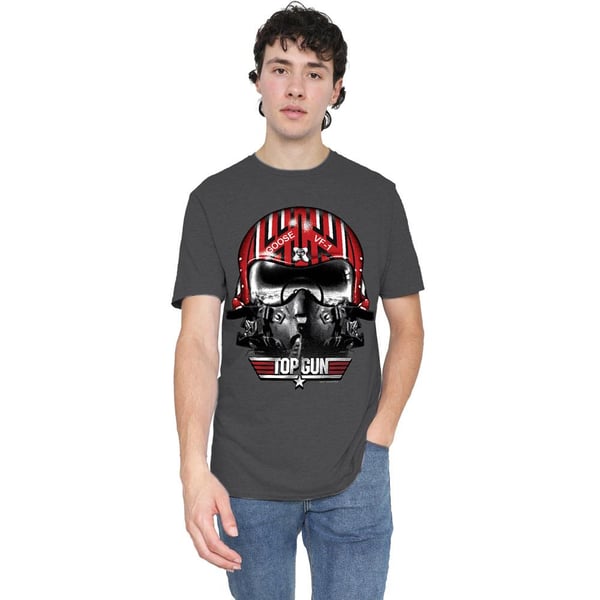Top Gun Unisex Adult Goose Helmet T-Shirt