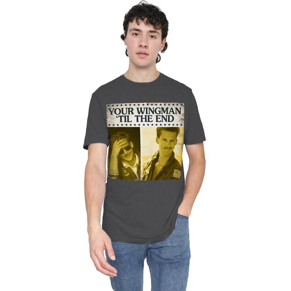 Top Gun Unisex Adult Til The End T-Shirt