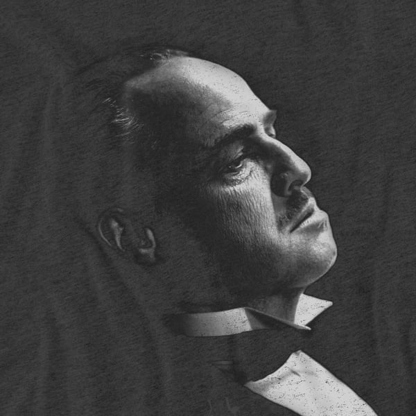 The Godfather Unisex Adult Don Vito Corleone Graphic T-Shirt