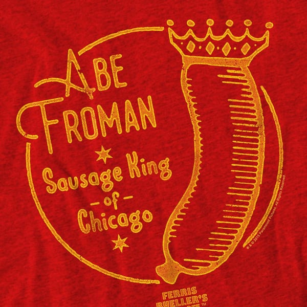 Ferris Bueller´s Day Off Unisex Adult Abe Froman T-Shirt