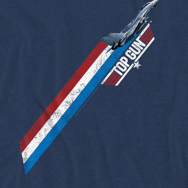 Top Gun Unisex Adult Stripes T-Shirt