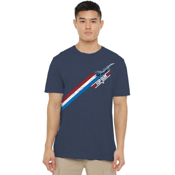 Top Gun Unisex Adult Stripes T-Shirt