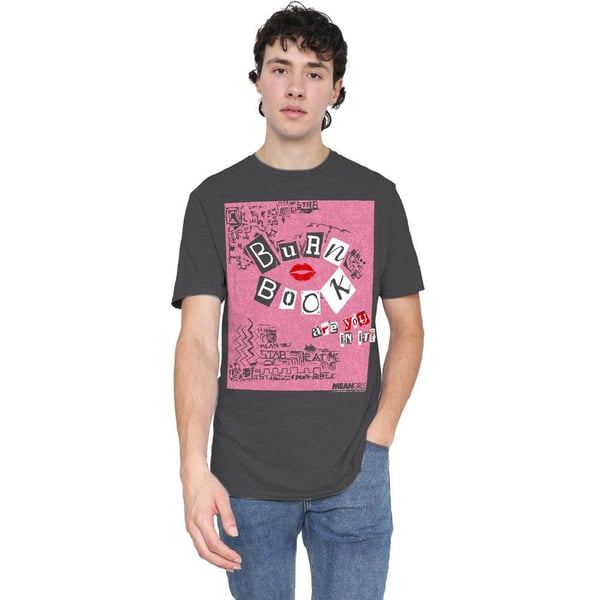 Mean Girls Unisex Adult Burn Book T-Shirt