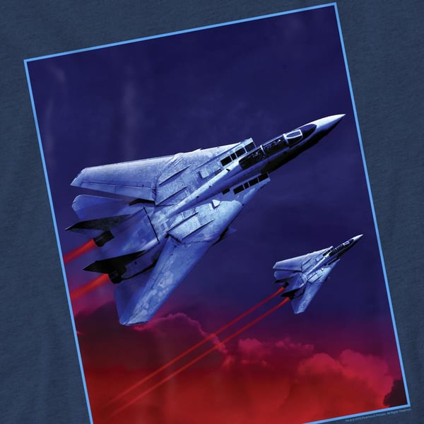 Top Gun Unisex Adult Clouds T-Shirt