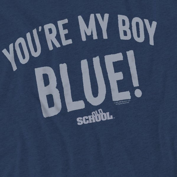 Old School Unisex Adult My Boy Blue T-Shirt