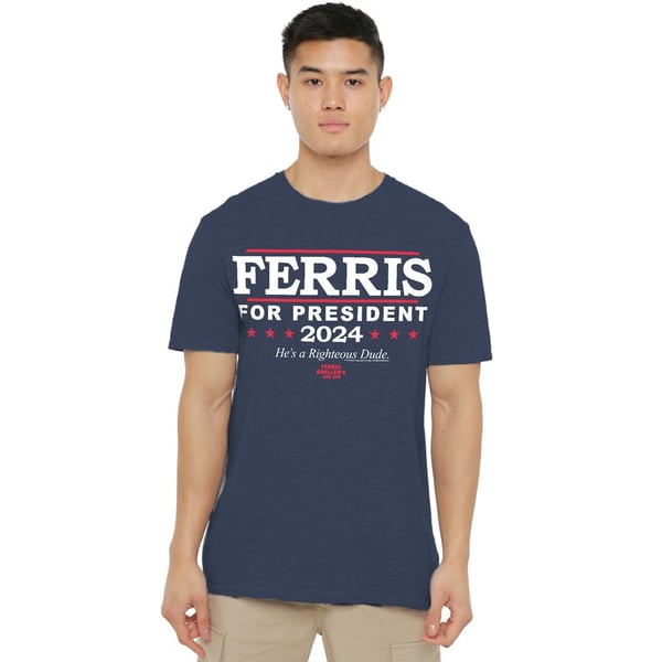 Ferris Bueller´s Day Off Unisex Adult Ferris For President T-Shirt