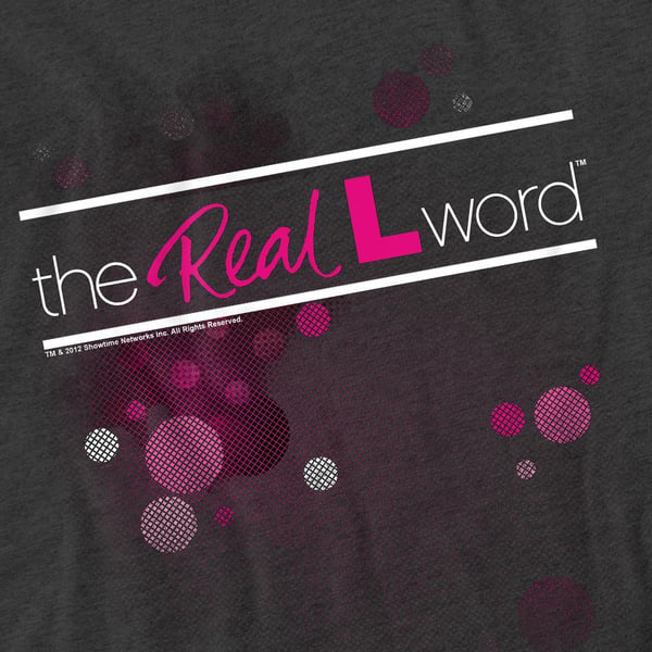 The Real L Word Unisex Adult Flashy Logo T-Shirt