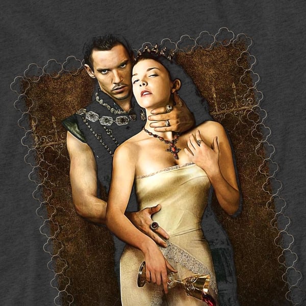 The Tudors Unisex Adult Spilt Wine T-Shirt
