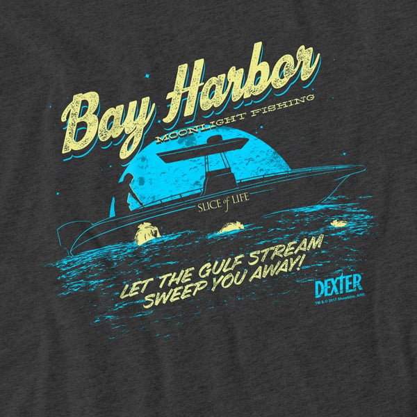 Dexter Unisex Adult Moonlight Fishing T-Shirt