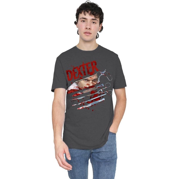 Dexter Unisex Adult Blood Never Lies 2 T-Shirt