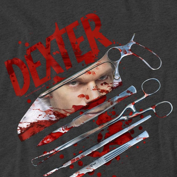 Dexter Unisex Adult Blood Never Lies 2 T-Shirt
