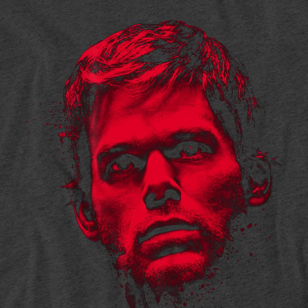 Dexter Unisex Adult Bloody Face T-Shirt