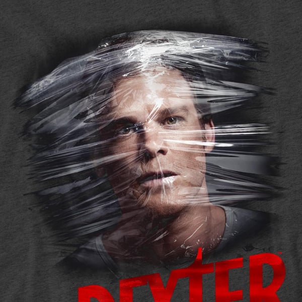 Dexter Unisex Adult Plastic Wrap T-Shirt