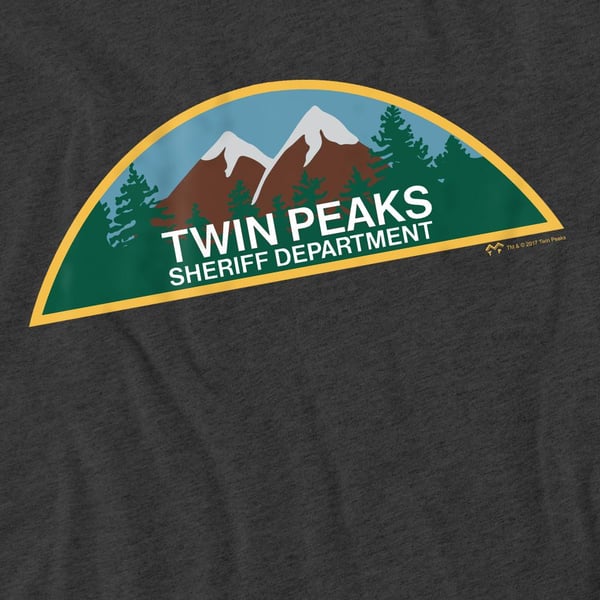 Twin Peaks Unisex Adult Sheriff Department T-Shirt